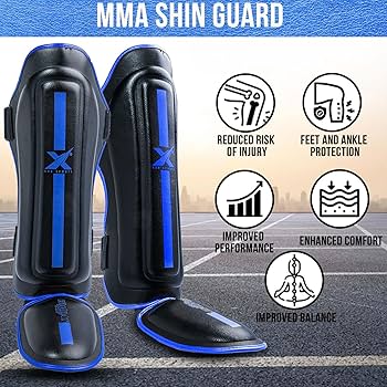 Mma Shin Guards For Men XN8 Boxing Shin Guards MMA Pads Muay Thai Training Instep Leg Protector Sparring Gear