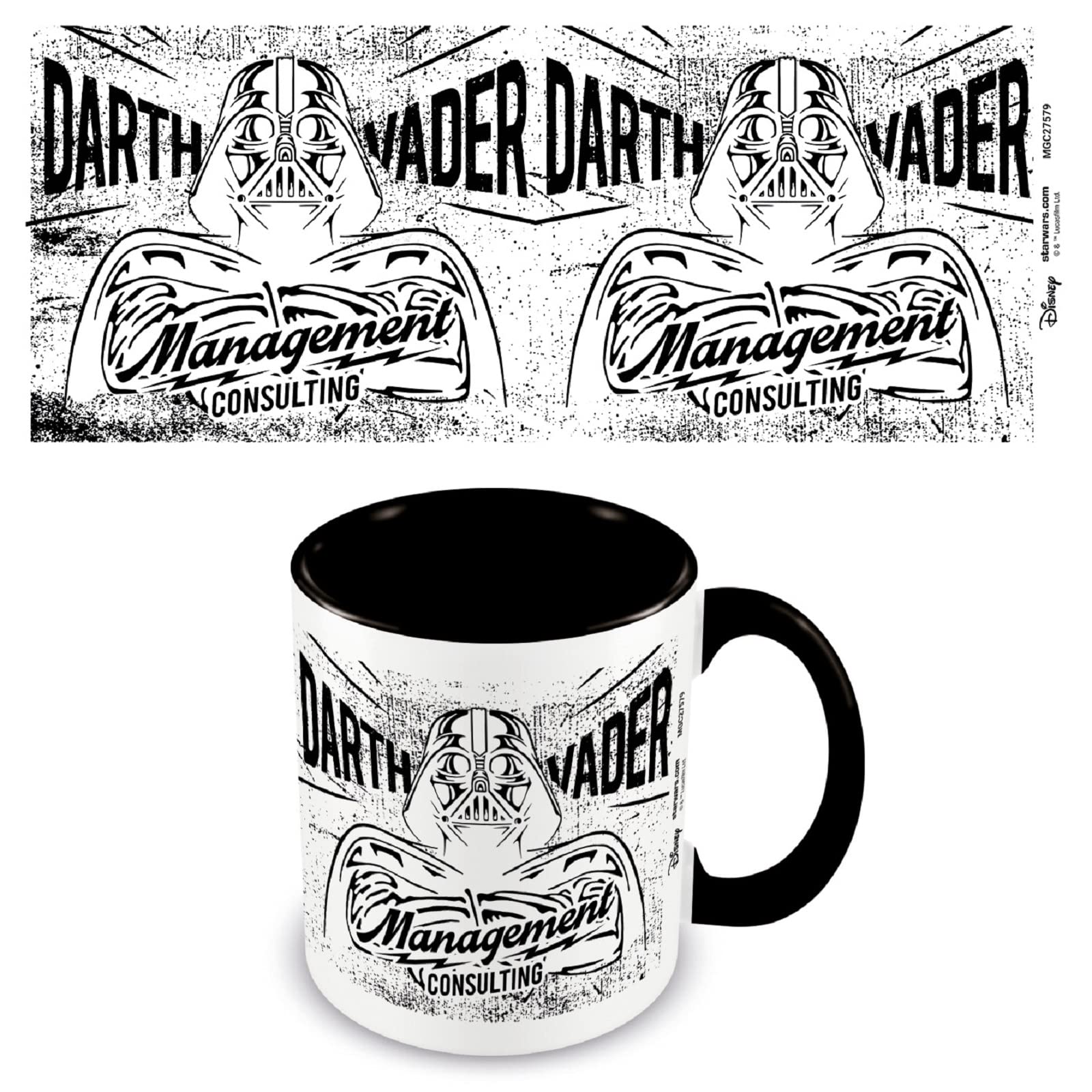 Star Wars Mug (Management Consulting Design) 11oz Coffee Mug & Large Mug Presentation Star Wars Gift Box
