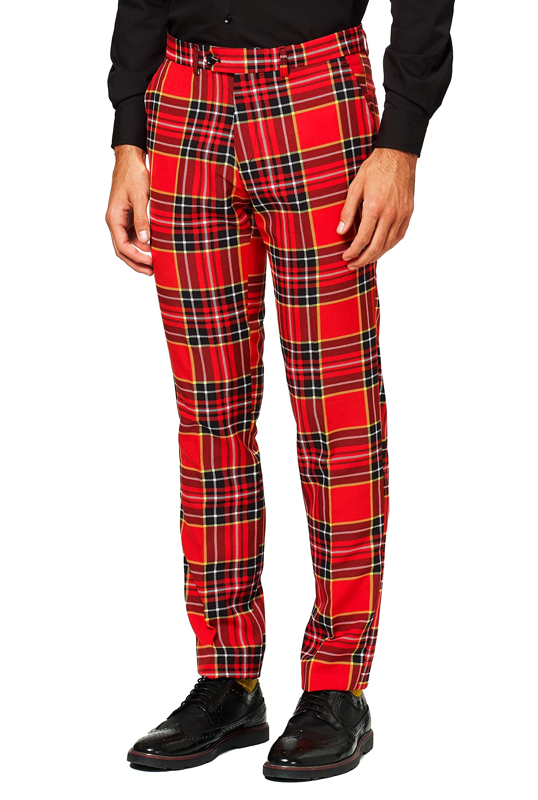 Opposuits Herren-Weihnachtsanzug – Festliches Weihnachtsoutfit – bestehend aus Blazer, Hose und Krawatte