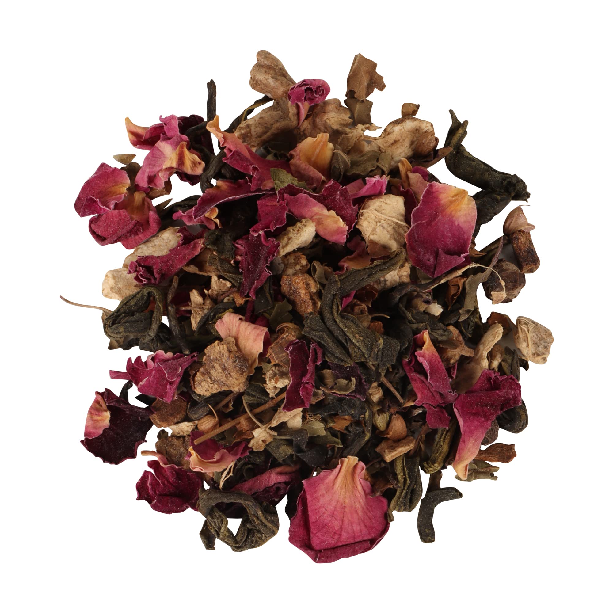 Wholly Being - Detox Kahwa Tea for skin glow and gut detox 100g with nutmeg, sea buckthorn, rose petals, orange peels 1