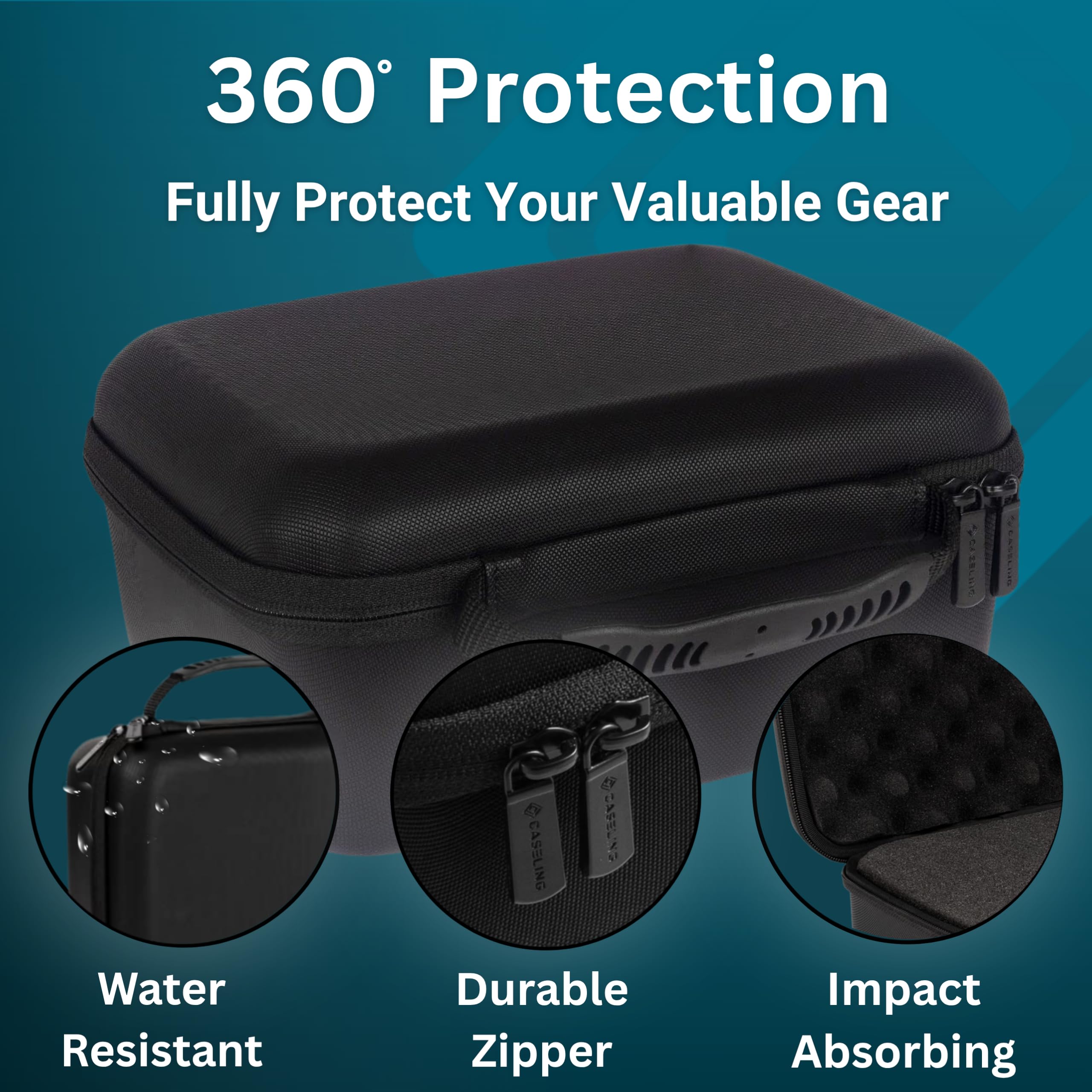 Funda rígida Protectora con Espuma Personalizable, Funda rígida Ligera para electrónica, cosméticos, Maquillaje y más, protección EVA