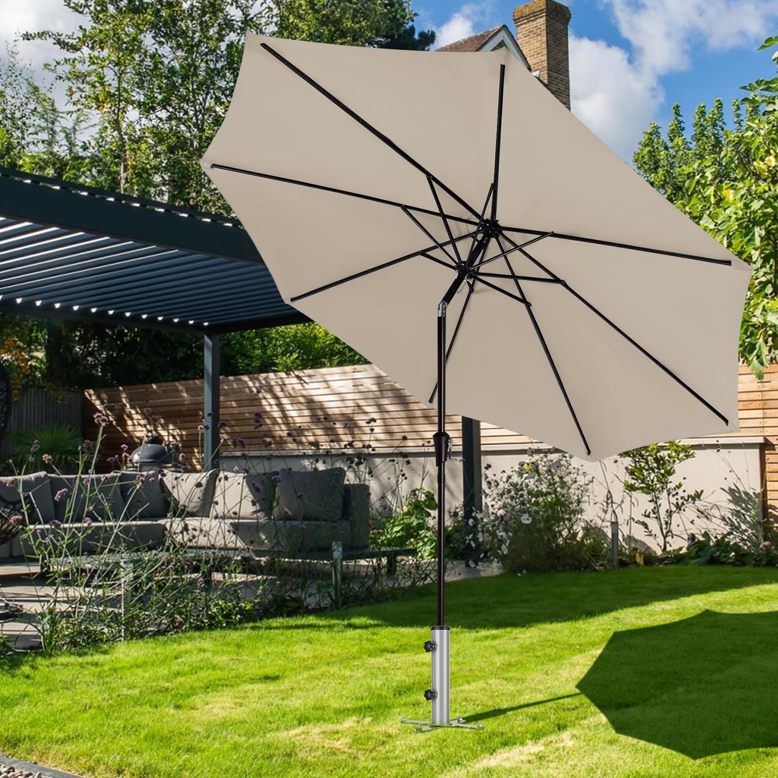 ground stake for patio umbrella Down River Equipment Down River Sand Holder Combo Built with heavy Toddmomy Outdoor Umbrella Ground Anchor