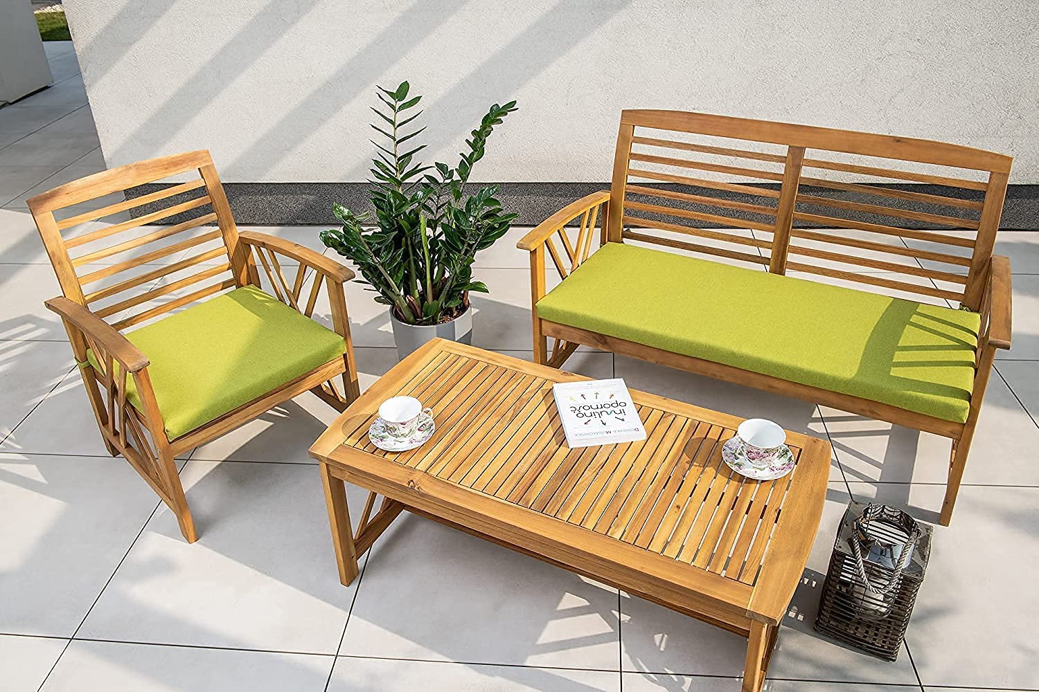 chilly pilley Coussin De Banc Housse Amovible Lavable Zip avec Passants Coussin pour Banc De Jardin Terrasse (160 x 60 x 5 cm, Chameau)