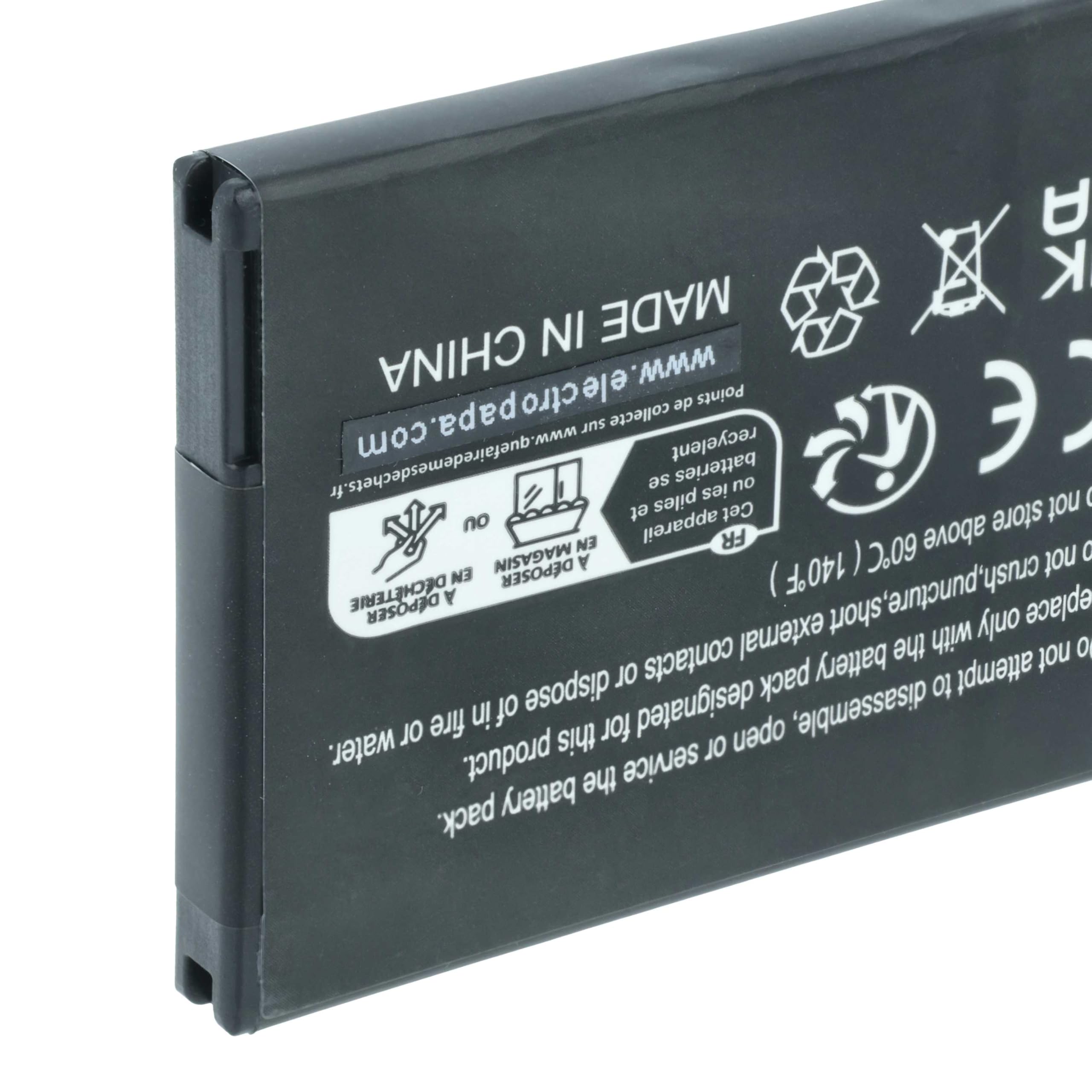 vhbw batteria sostituisce Honeywell 4000mAh 3,8V Li-Poly per lettore di codici a barre POS