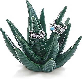 Titanape Cactus Ring Holder, Gifts for Women Birthday, Unique Jewellery Holder Gift for Mum, Friend, Girls, Her, Novelty Wedding Bridesmaid Christmas
