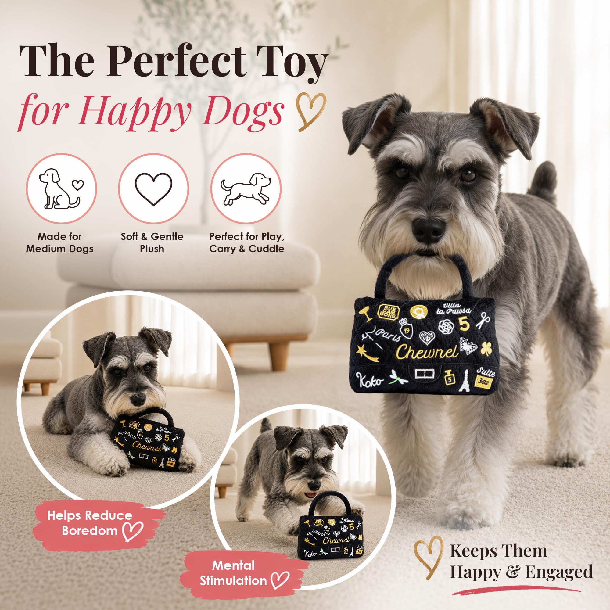 Dog Diggin Designs CHEWNEL パロディベッド　セレブ犬 Pet Supplies : Dog Diggin Designs Chewnel Koko Paris Charme Plush