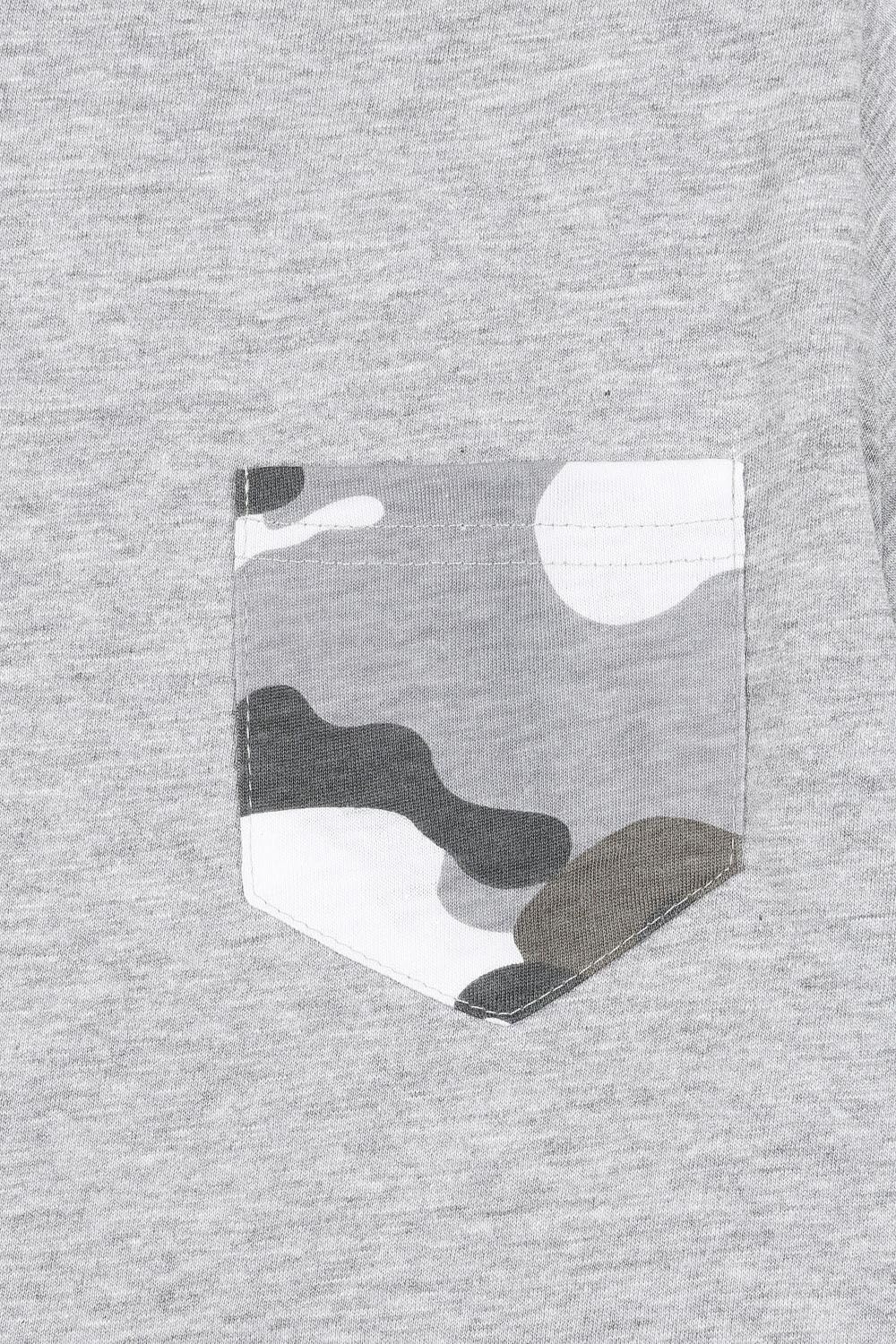 Pigiama lungo mimetico per bambini, confezione da 3 pezzi, colore: verde, grigio e blu navy