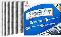 Vista 79 de Spearhead Odor Defense Breathe Easy - Filtro de cabina para AC y calentador Compatible con Chrysler 200 2015-17, Cherokee 2014-18 como OEM Hasta