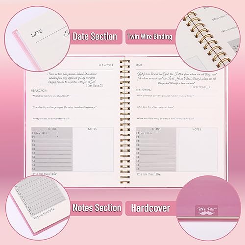 Miniatura 7 de Mr. Pen - Kit de diario bíblico, resaltadores de la Biblia y bolígrafos que no se corre, kit de estudio bíblico, kit de diario bíblico para regalo,