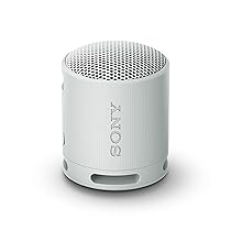 Sony SRS-XB100 – Speaker Wireless Bluetooth, Portatile, Leggero, Compatto, da Esterno, da Viaggio, IP67 Resistente Acqua e Polvere, Batteria da 16 ore, Cinturino Versatile, Chiamate in Vivavoce-Grigio