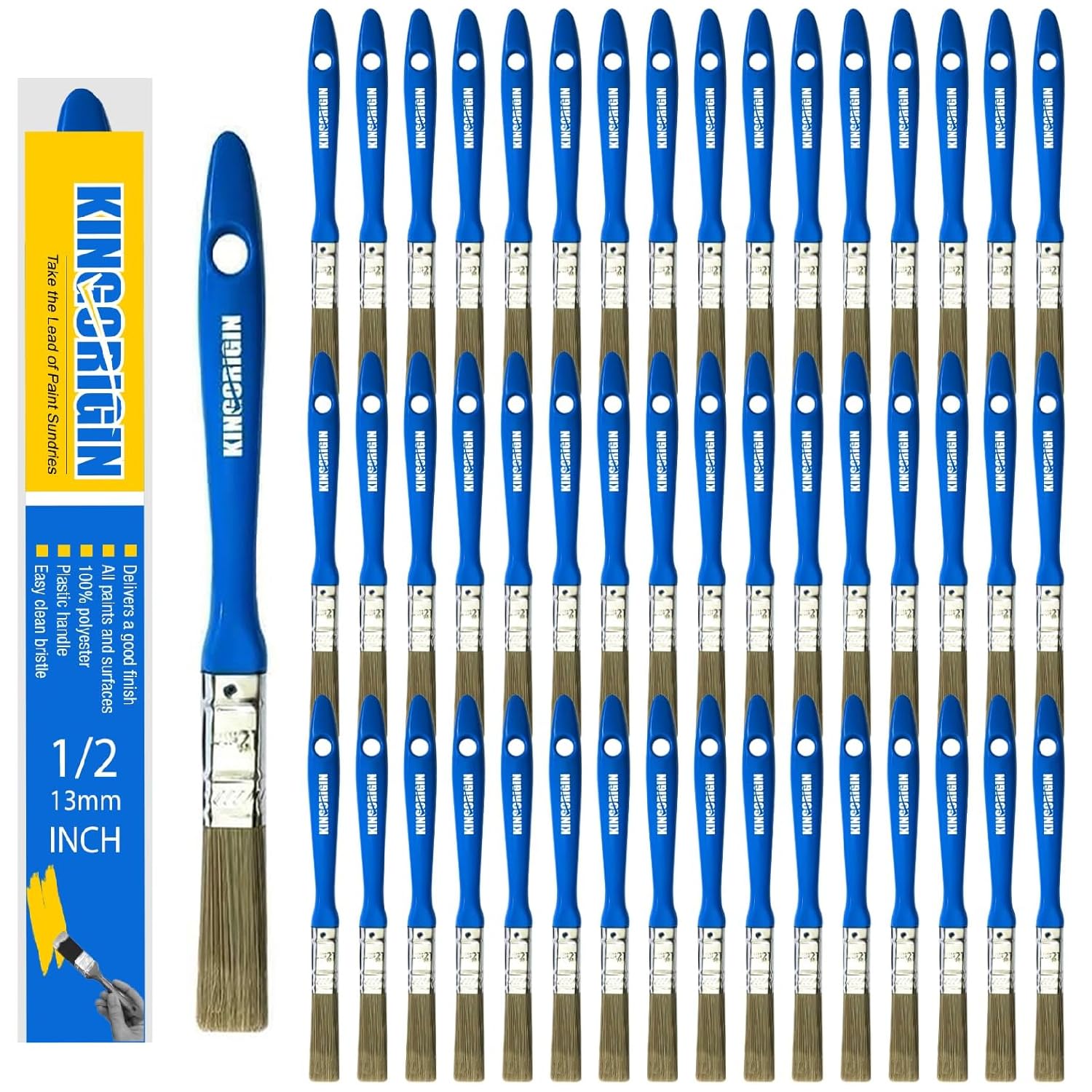 King Origin Small Paint Brush Set, 50 Pcs