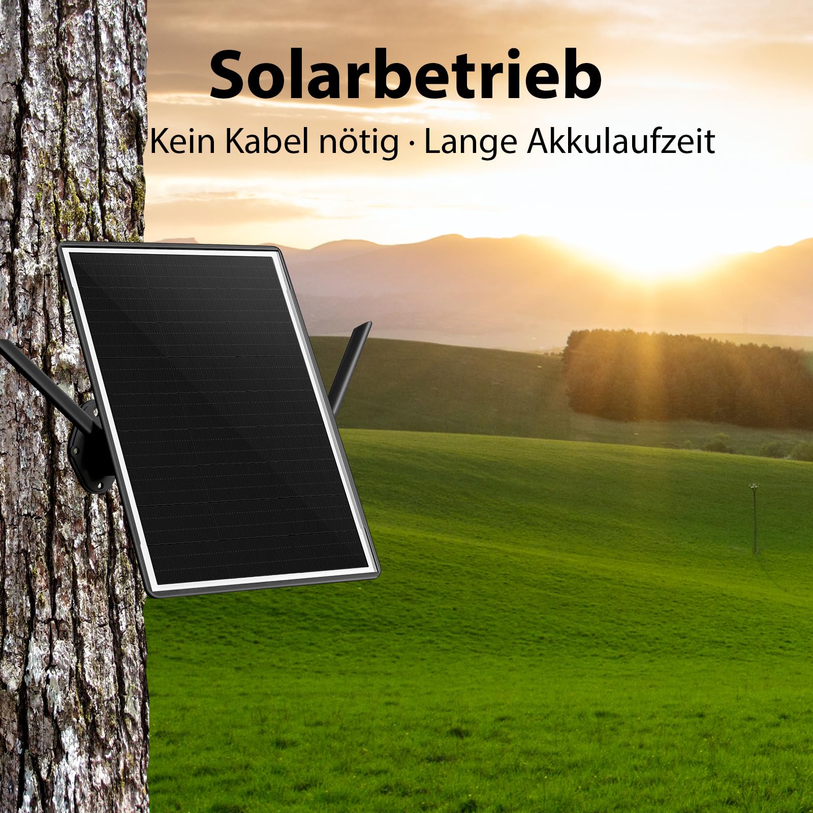 WLAN Verstärker Repeater Aussen Akku Solar, Wi-Fi Booster WiFi Range Extender bis zu 300 Mbit/s, 2,4-GHz-WLAN-Repeater, 26000 mAh Akku, Schutzklasse IP66 wasserdicht
