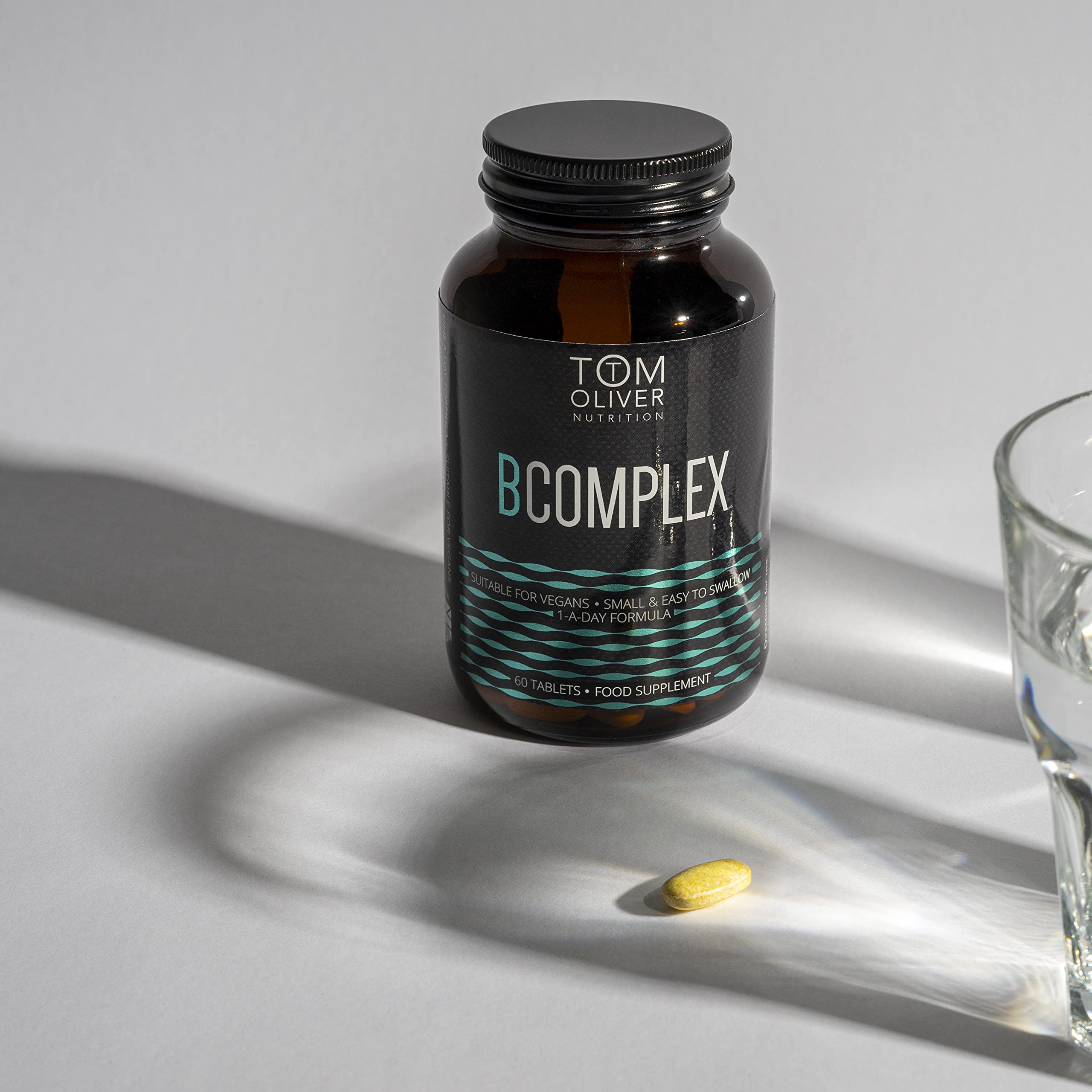 Tom Oliver Nutrition Vitamin B Complex B Vitamins for Energy, Nervous