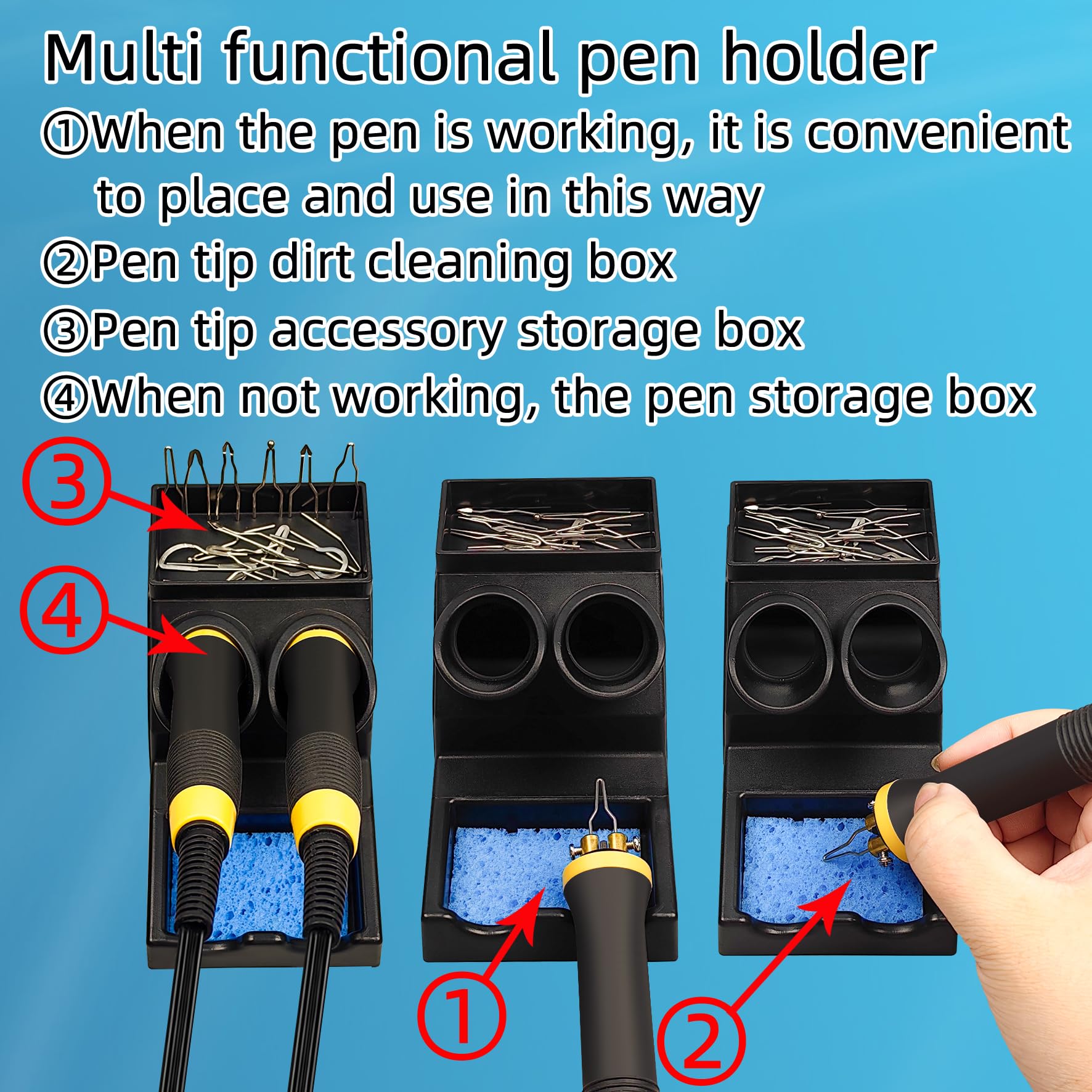 FIRElood Wood Burning Kit - Pen & Tips -6