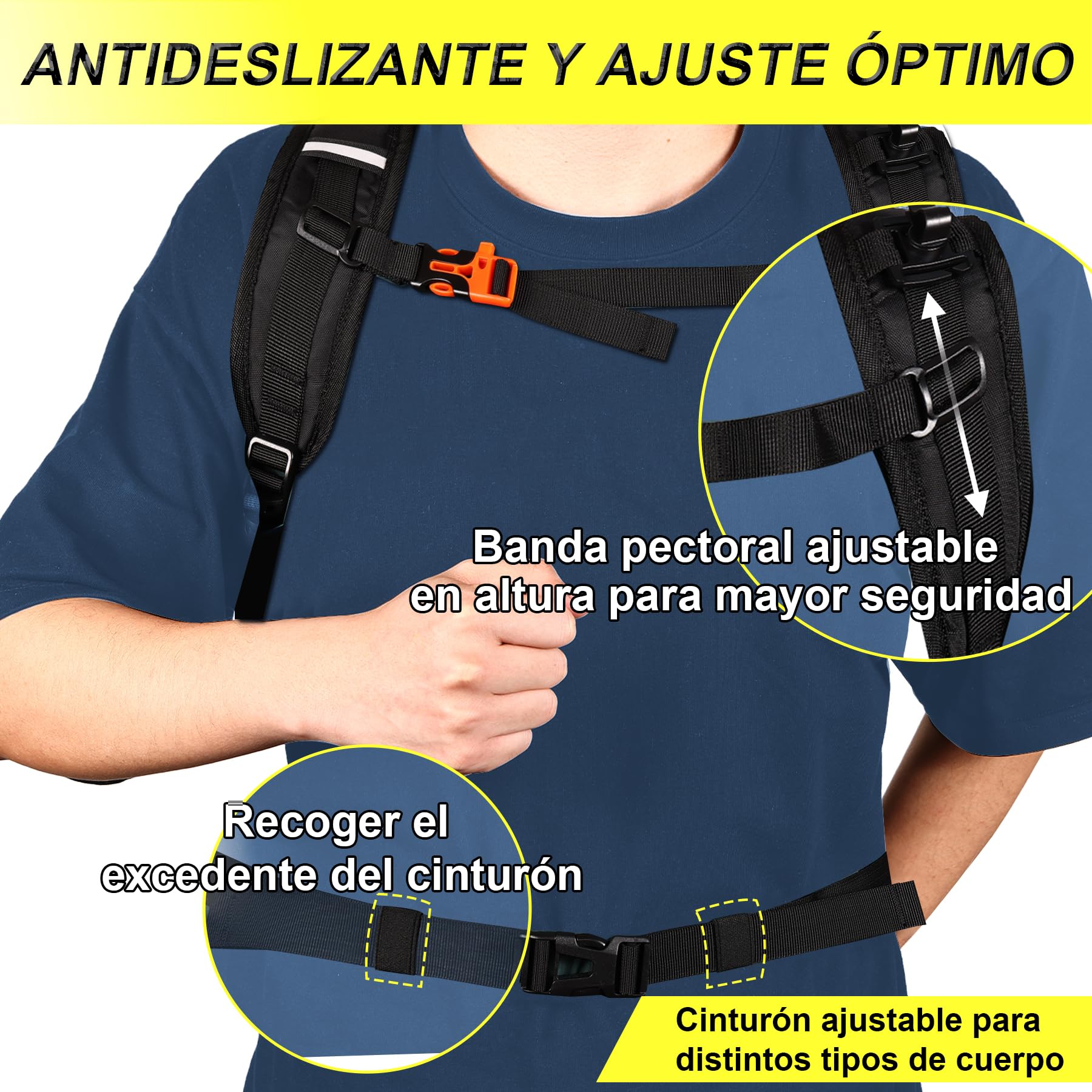 LOCAL LION Mochila Ciclismo 10 Litros, Mochila MTB de Hidratación, Mochila Bicicleta Montaña Pequeña Ligera con Funda Impermeable y Funda Casco para Bici Enduro Running Esqui Ski para Hombre y Mujer