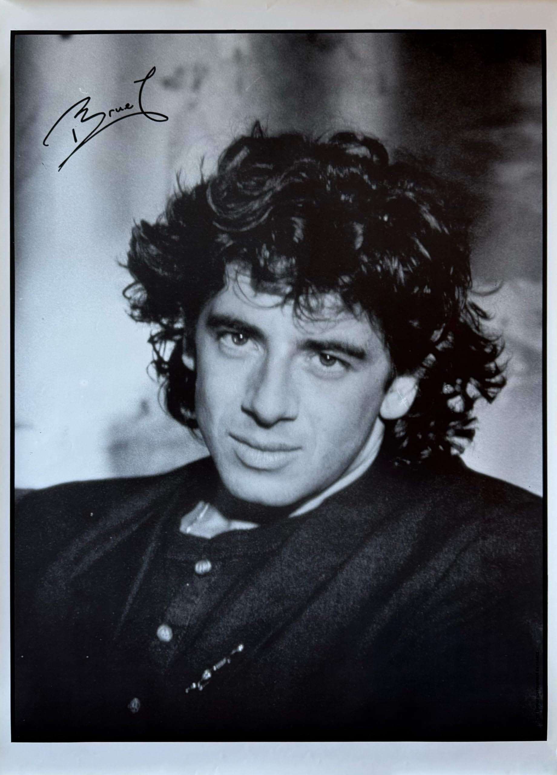 Affiche Patrick Bruel 1995 grand poster mural de collection