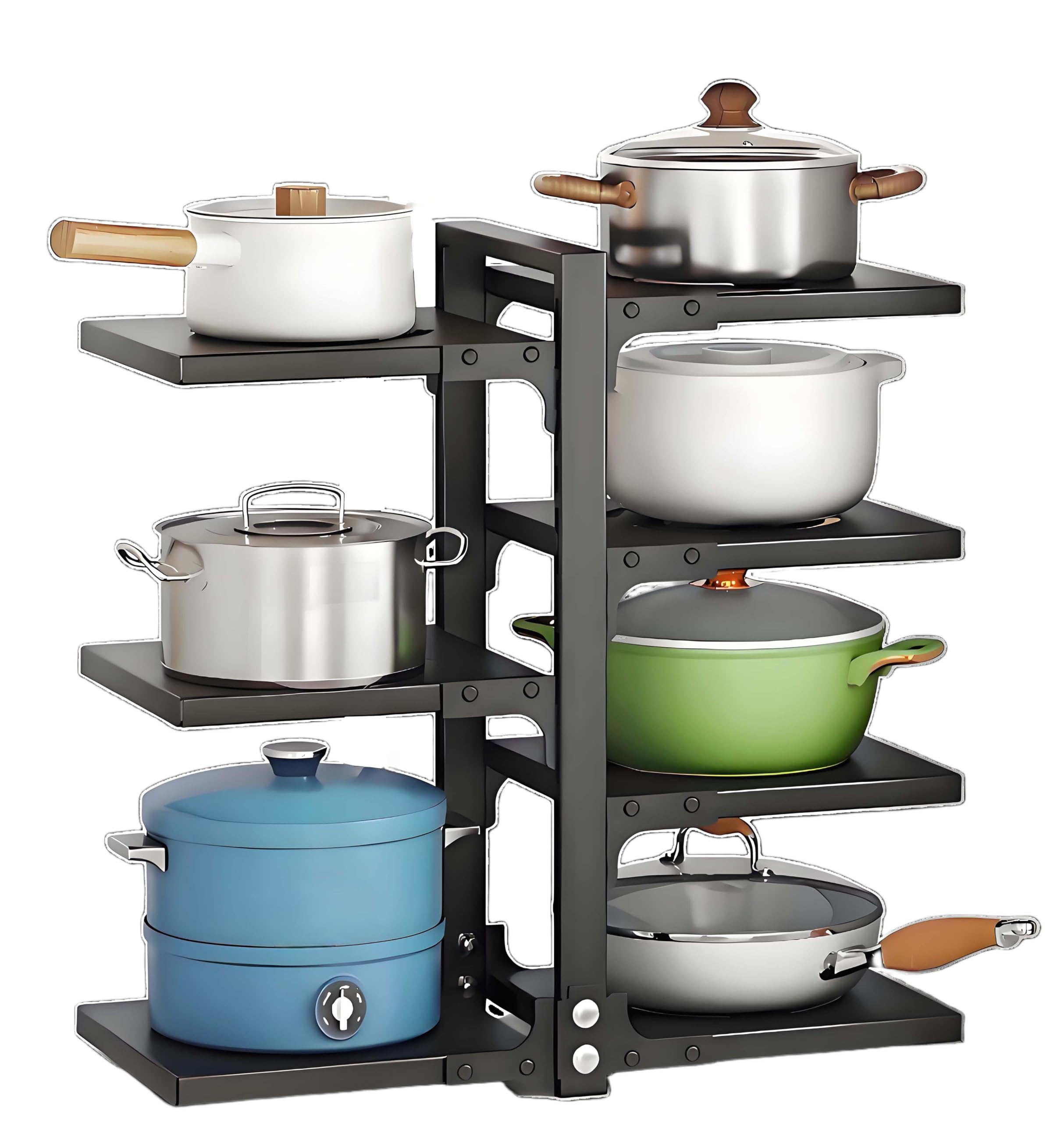 Mnftive Pots and Pans Organizer: under Cabinet, 20.87