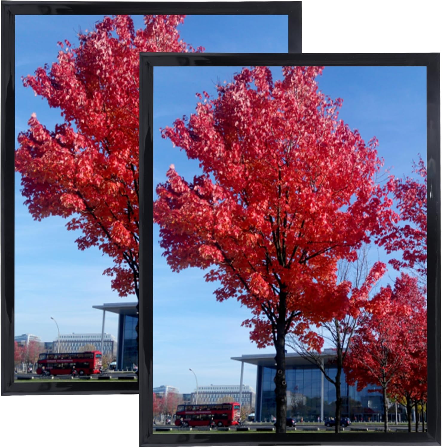 Medog 12x16 Picture Frame Black Set of 2 Pack 12x16 Inch