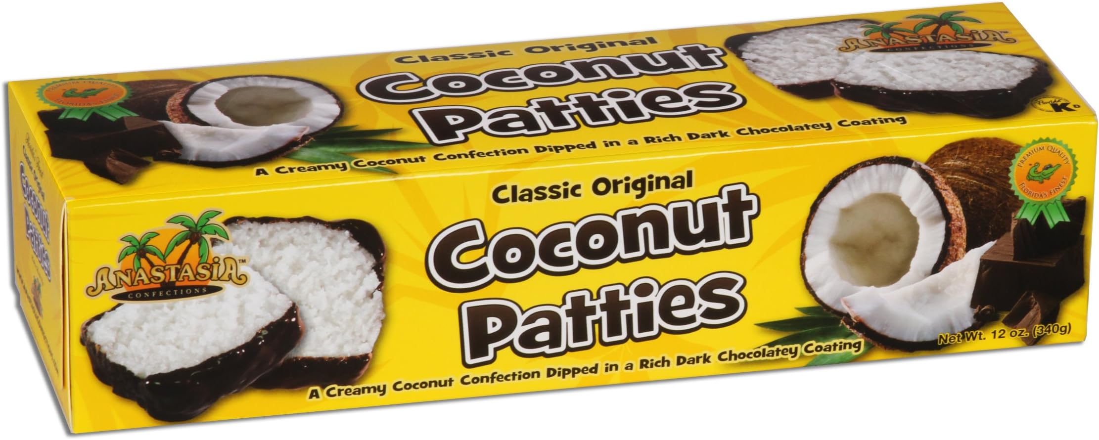 Coconut Patties, Original, 12-Ounce (Pack of 4)