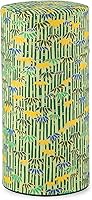 Vista 9 de NOREN Lata para Té Japonesa de Hojalata (Papel Yuzen Washi - Oboro Sakura/Rosa), Tamaño de 7.06 oz/Fabricado en JAPÓN con Tapa Interior Incluida