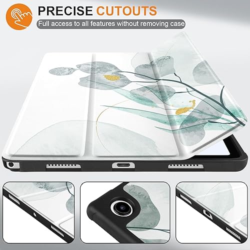 Miniatura 3 de Funda para Samsung Galaxy Tab A8 de 10.5 pulgadas modelo SM-X200X205X207, a prueba de golpes, con apagado y encendido automático + soporte plegable