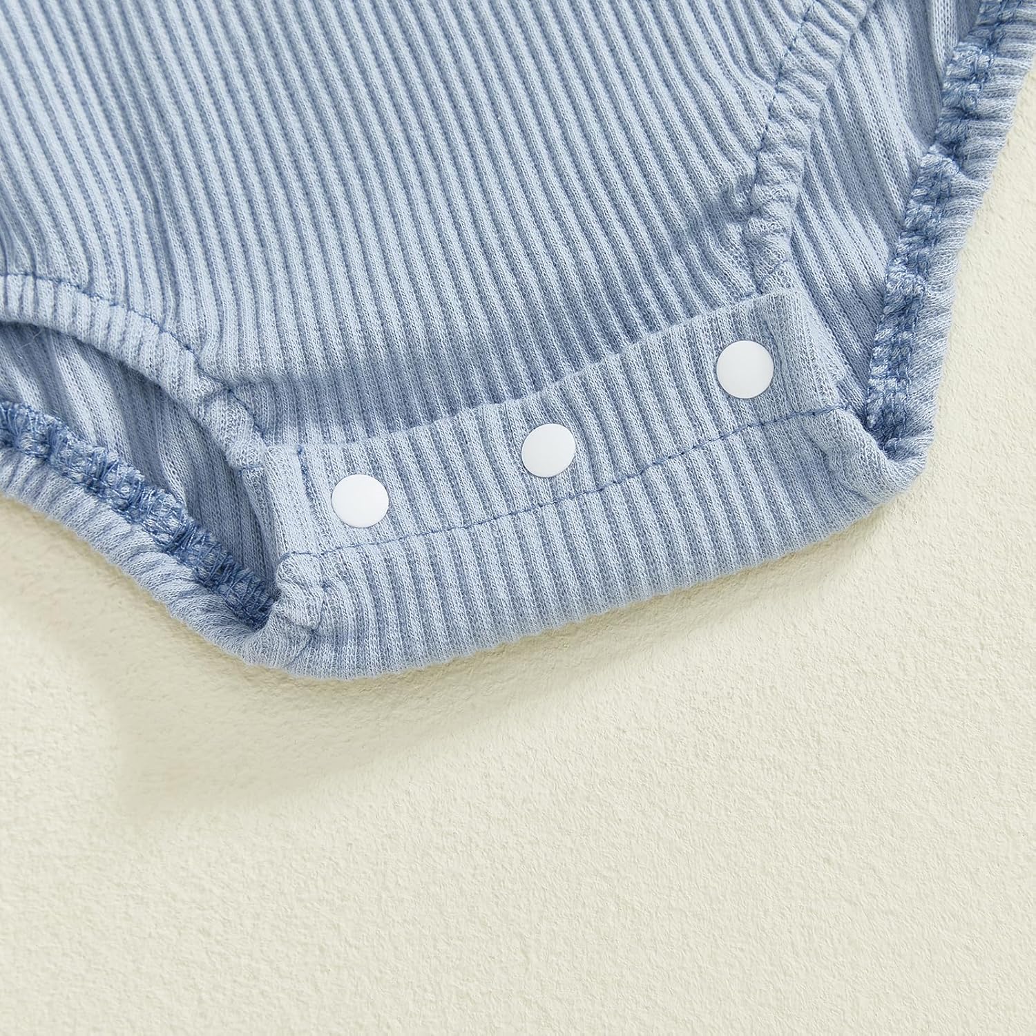 Merqwadd Baby Summer Bubble Romper Infant Boy Girl Short Sleeve Onesie Oversize Cotton T-shirt Bodysuit Top - Image 6