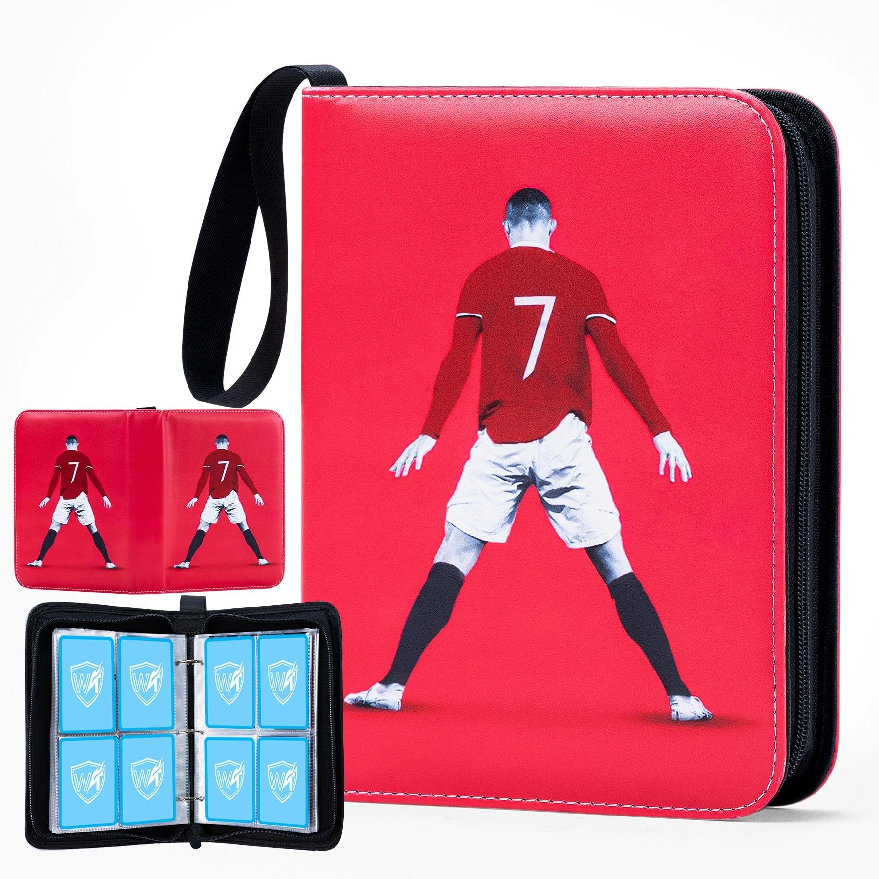 Amazon.co.jp: サッカーカードバインダー 400ポケット サッカー