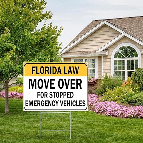 Miniatura 9 de Letreros de advertencia exterior para patio, camino equivocado, impermeable, de plástico corrugado, con estacas en H, decoraciones para lugares