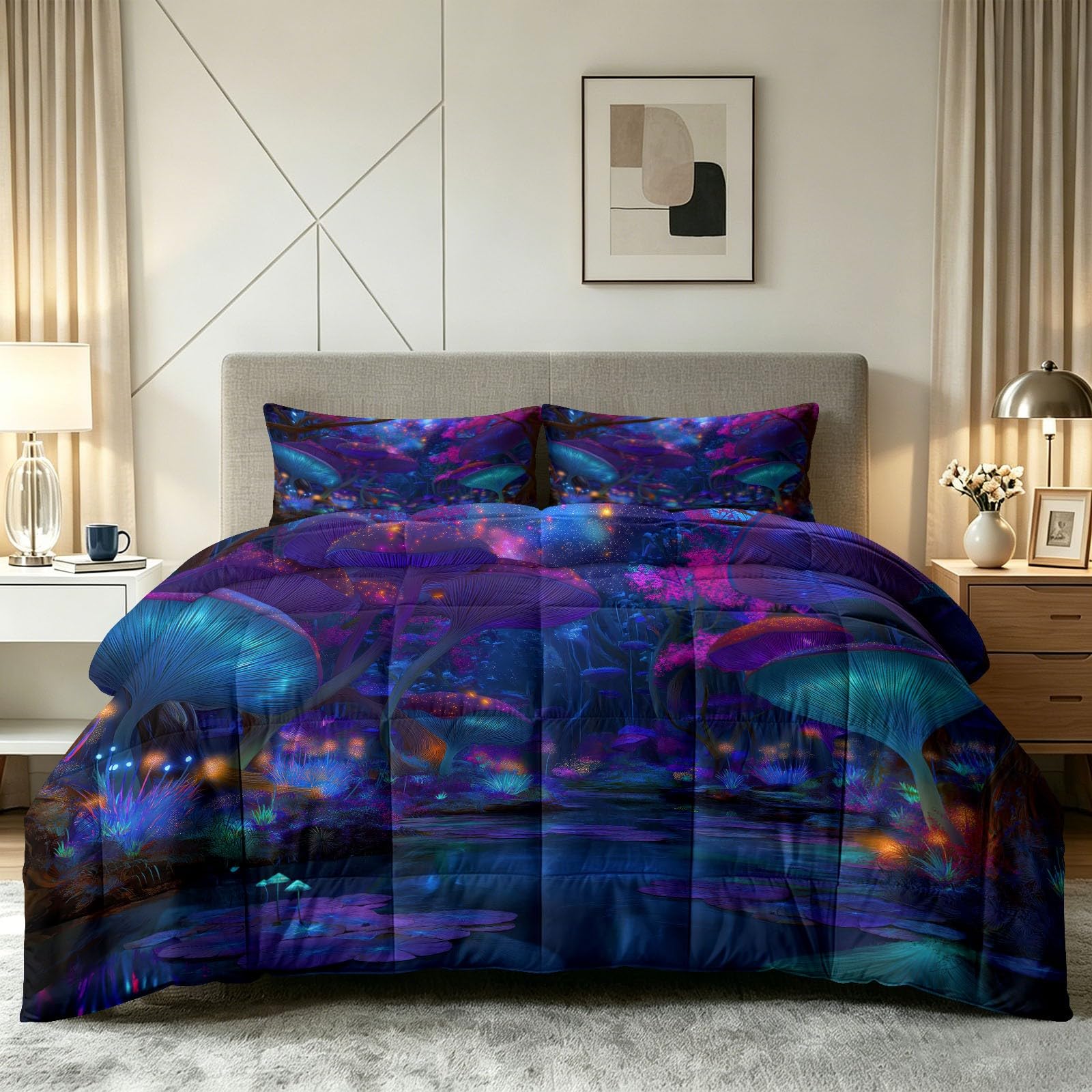 Couette sans housse 140x200 lavable et réversible pour lit d'été