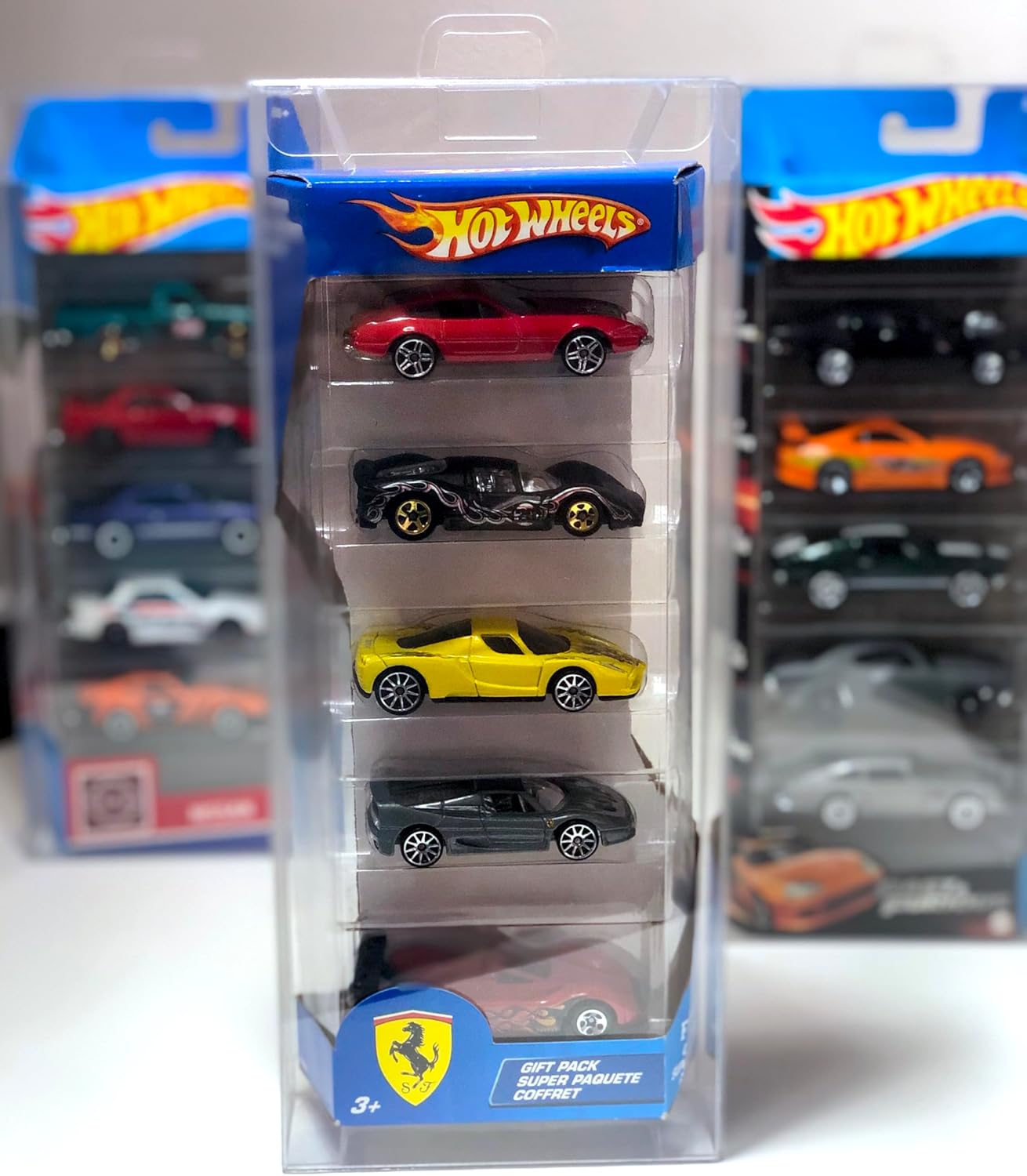Protector Case for Hot Wheels 5 Pack Box Set - 5 Pieces, Clear/Transparent