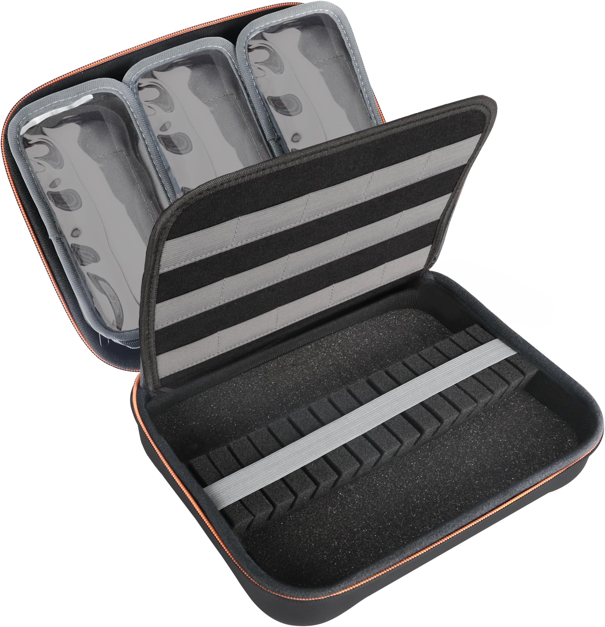 USA Gear XL Semi Hard Shell Dart Case - Darts Carrying Case for Darts (15), Dart Tips, Dart Shafts, Dart Flights, and More Dart Accessories - Compatible with Soft Tip Darts and Steel Tip Darts