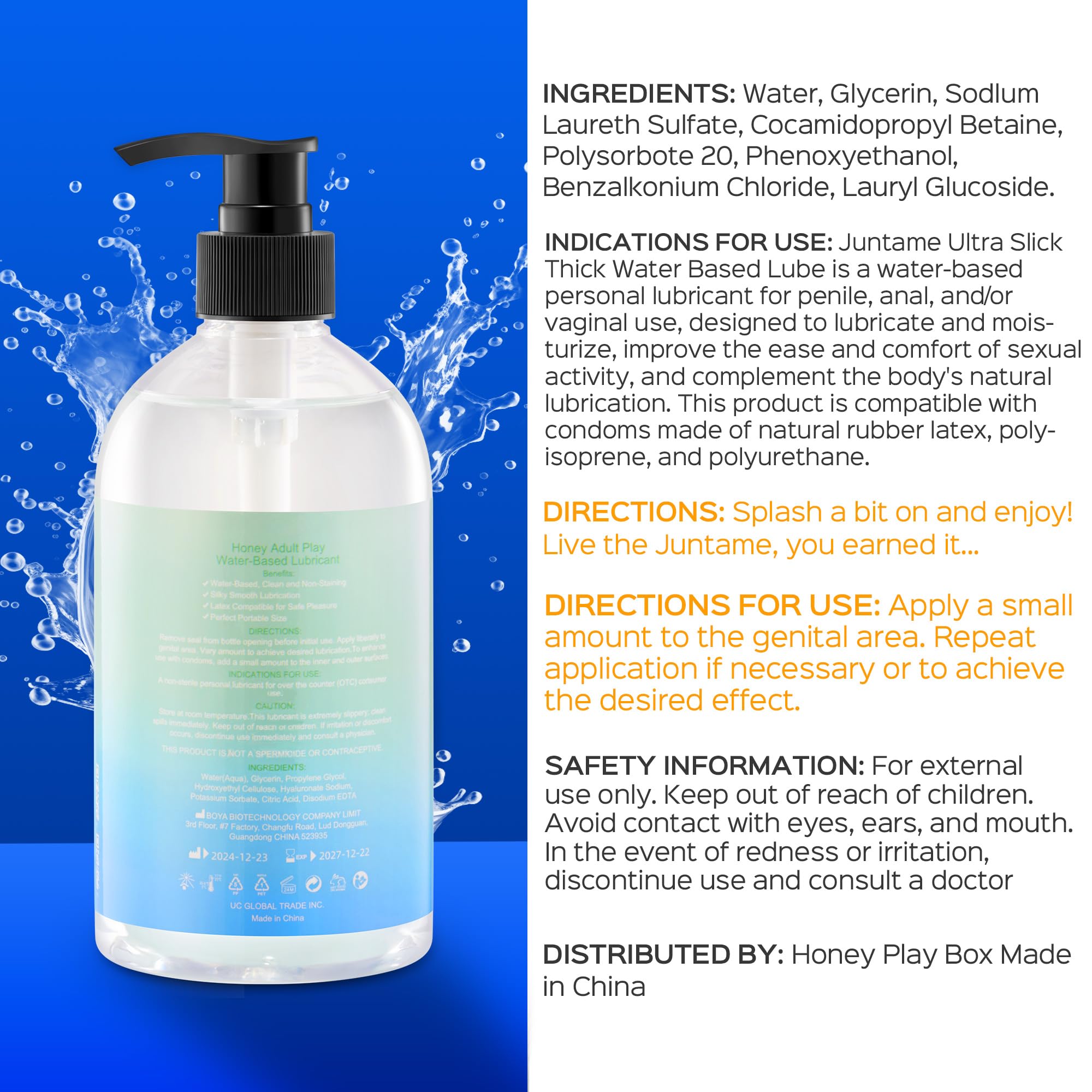 Amazon.com: Water Based Lube (16.91 Fl Oz) Personal Lubricant for Men, Women & Couples, Toy Friendly, Flavorless, Non-Sticky, Easy-to-Clean, Sexual Lubricants Vaginal & Anal Sex Lube,Value Size : Health & Household Amazon.com: Water Based Lube (16.91 Fl Oz) Personal Lubricant for Men, Women & Couples, Toy Friendly, Flavorless, Non-Sticky, Easy-to-Clean, Sexual Lubricants Vaginal & Anal Sex Lube,Value Size : Health & Household