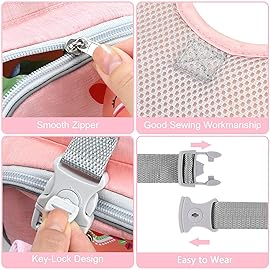 Accmor Toddler Harness Leash + Anti Lost Wrist Link, Cute Deer Kids Harness with Leash, Collapsible Child Leash Baby Walking Harness Protector Wristband Strap for Baby Girls Outdoor