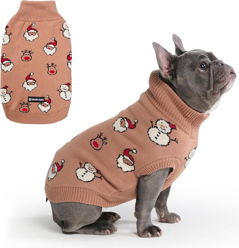 Casaco de Inverno em Tricô para Cães Spark Paws DW386104