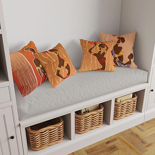 Miniatura 6 de Ysahome Funda de cojín cuadrada con temática de arte moderno, funda de cojín cuadrada con patrón de fotografía, funda de almohada para mujer,