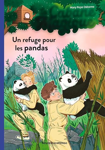 Couverture de La cabane magique, tome 43 : Un refuge pour les pandas