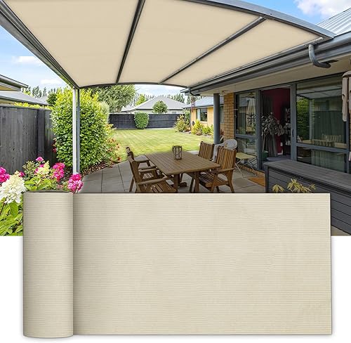 COARBOR Rollo de tela para exteriores, cubierta de pérgola, cubierta de pérgola, jardín, terraza, porche, terraza, patio, terraza, terraza, patio,