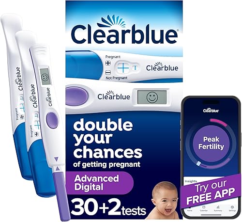 Kit Clearblue avanzado de prueba digital de ovulación, 32 unidades
