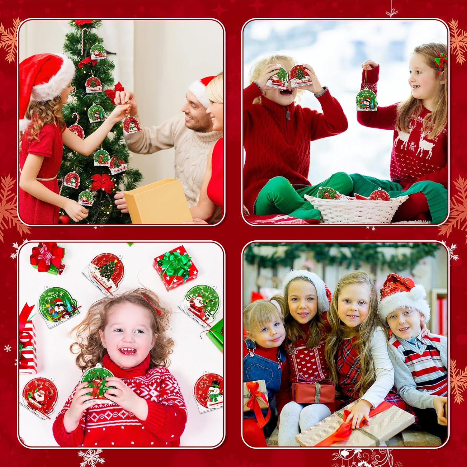 Leyndo 72 Pack Christmas Toys Xmas Mini Pinball Game Handheld Pinball Machine for Christmas Party Favors Stocking Stuffers Goodie Bag Fillers Classroom Prizes Rewards (Santa)