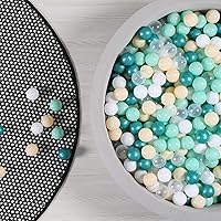 Vista 2 de GOGOSO Bolas para corral de bolas para niños pequeños plásticos accesorios a prueba de aplastamiento duraderos formas divertidas juguetes de baño