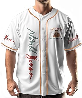 Unisex Casual Baseball Jersey Shirt (Uniform Style)