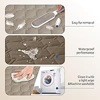 Vista 33 de gogobunny Funda de cama 100% impermeable de doble cara para perro, manta para mascotas, sofá, muebles, protector para cachorros, perros grandes