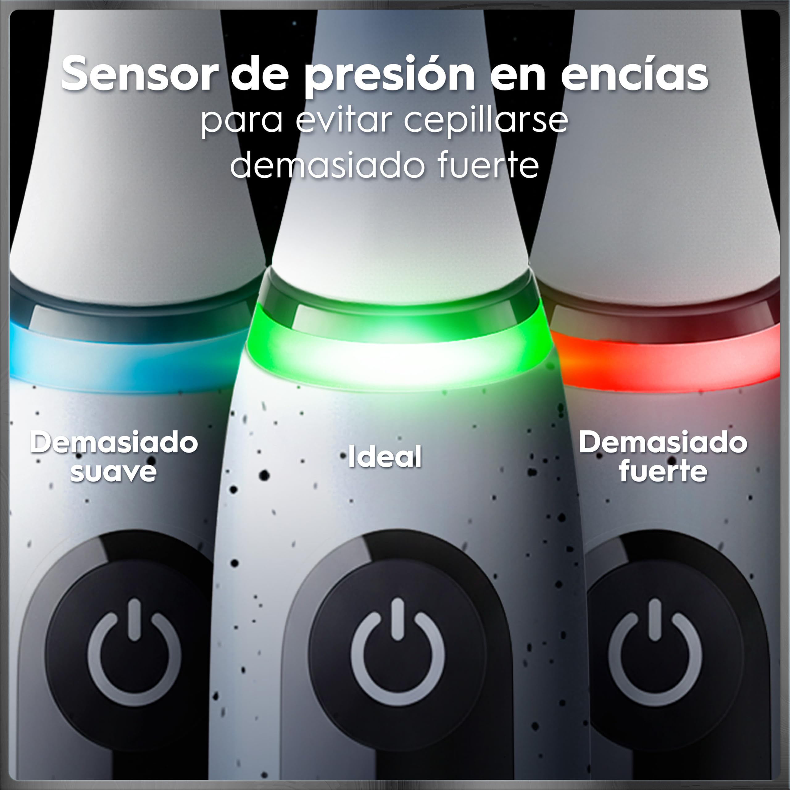Oral-B iO 10 Cepillo de Dientes Eléctrico Blanco, con 3 Cabezales y 1 Estuche Cargador de Viaje, Diseñado por Braun