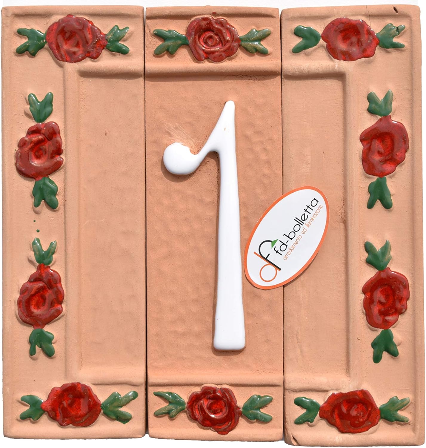 Battente Porta Ottone Brunito Stile Impero - Batacchio Per Portoni Esterni, Made In Italy, Misure 16,5cm