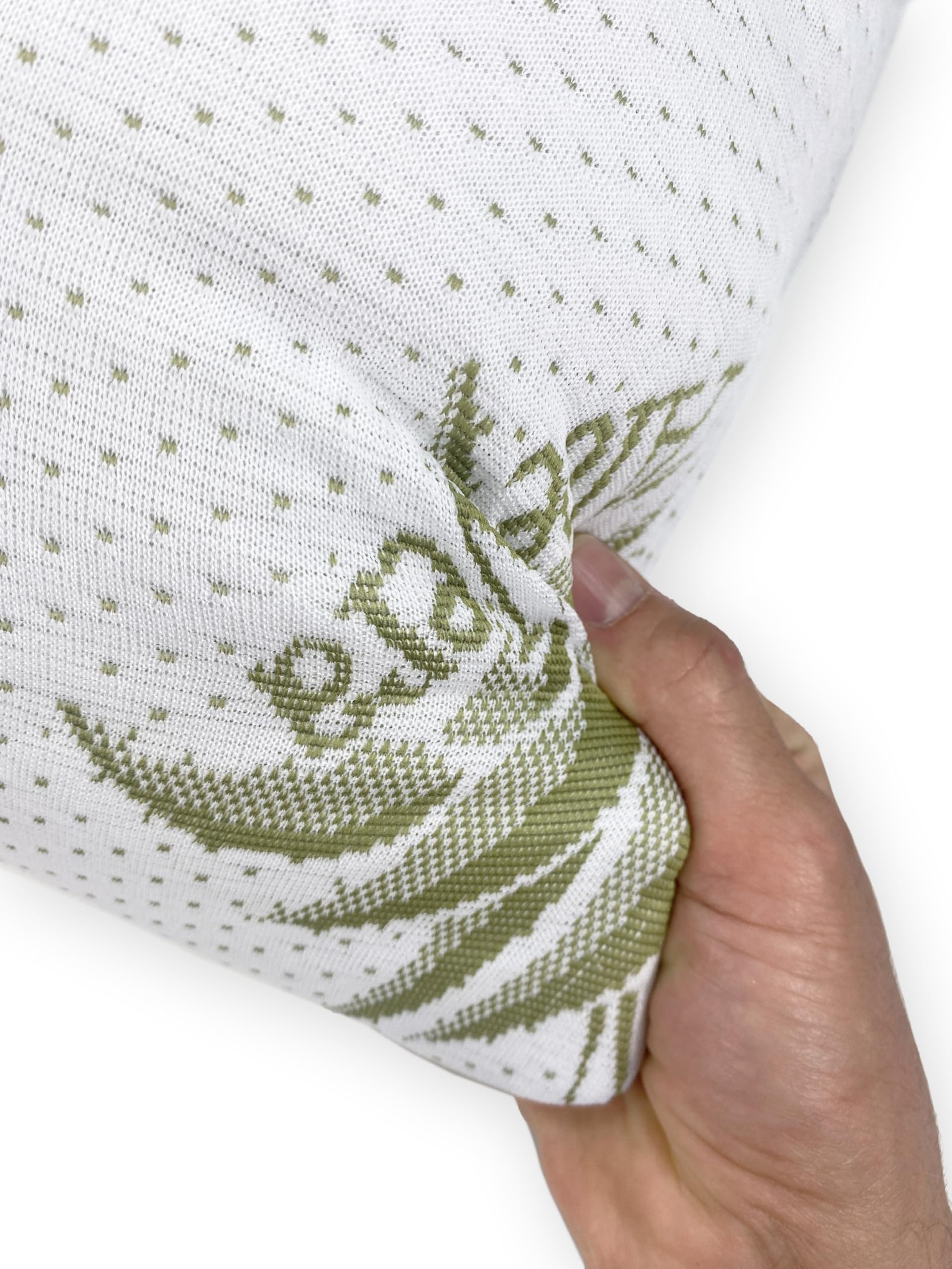 Tex family Bedkussen Aloë Vera met anti-allergische overtrek, antibacterieel, mijtdicht, vulling van vezels en katoen, 42 x 72 cm, dikte 20 cm