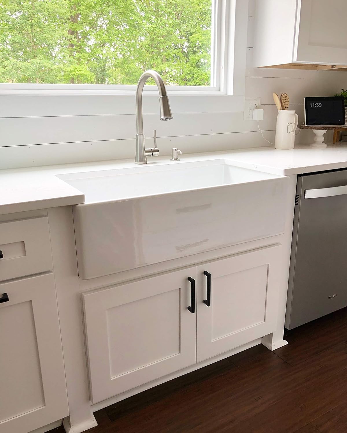 🛒 Crаzу Dеаlѕ Sinkology SK495-36FC-AMZ Harper Farmhouse 36 in. Single Bowl Care IQ Kit Fireclay Kitchen Sink, 36 Inch, Crisp White