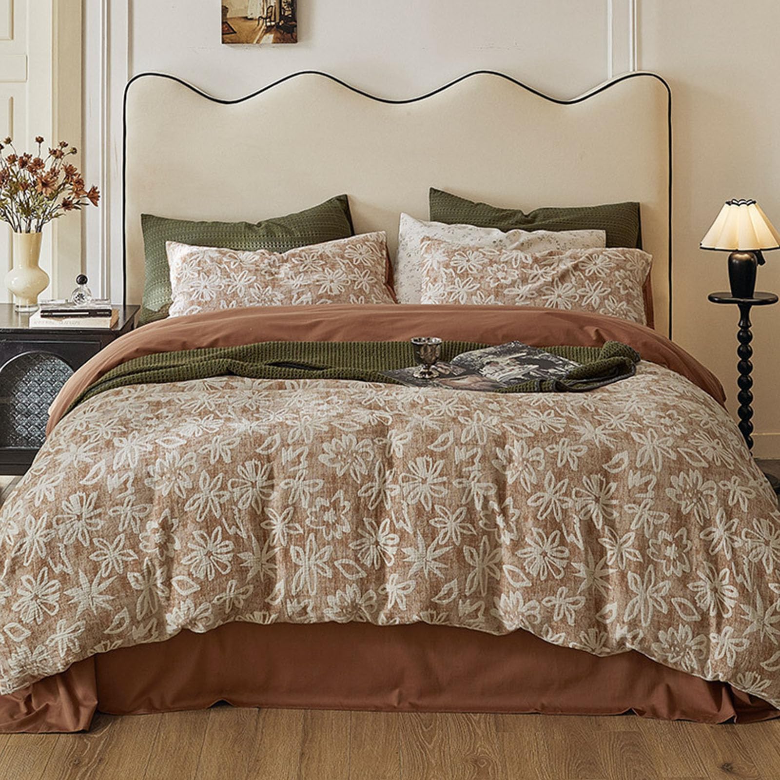 Juego de Ropa de Cama de 4 Piezas para Evitar el Sudor y el Frío