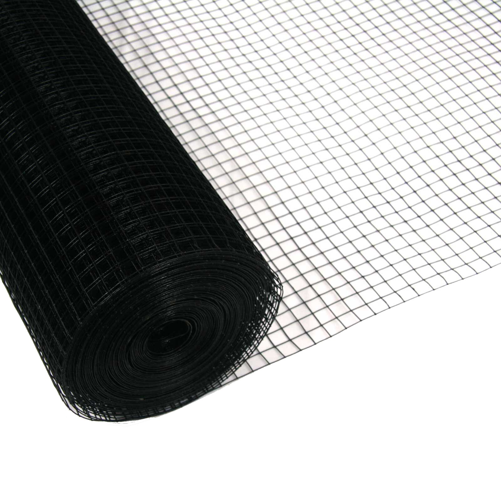 Garmix Grillage Volière & Cage Oiseaux Noir - Maillage 19x19mm (100cm X 10m X 1,45mm) - Fil De Volière Robuste