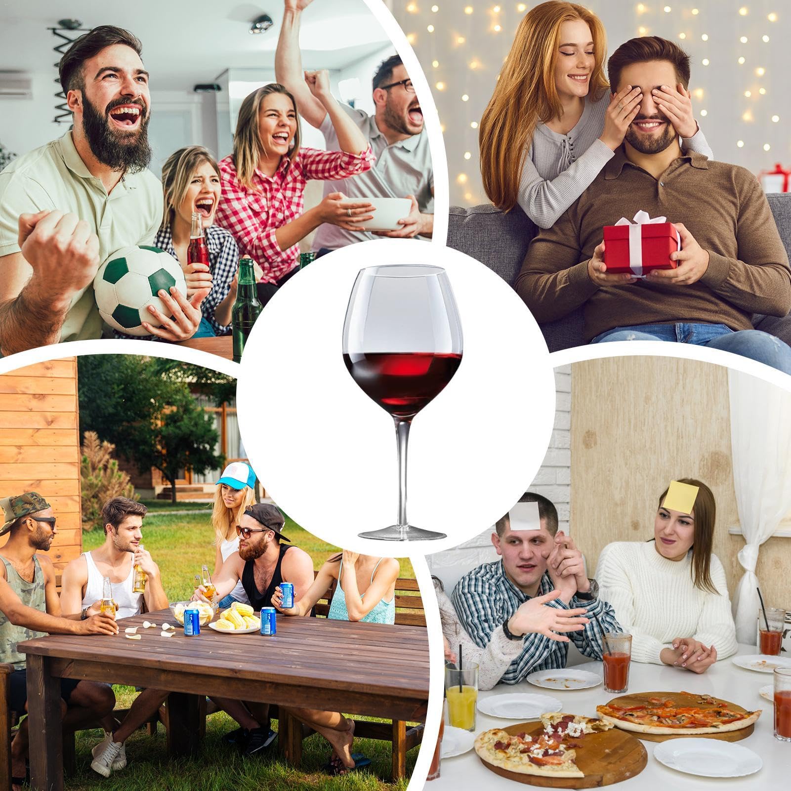 Copa de vino de gran tamaño,Copa de vino extra Vaso de cerveza de gran | Copas de vino tinto para cerveza, copas de cerveza s, copas de vino de gran capacidad