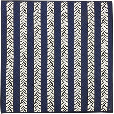 Amazon 濱文様 大布 風呂敷 90cm 縞青海波 コン 濱文様 風呂敷 通販